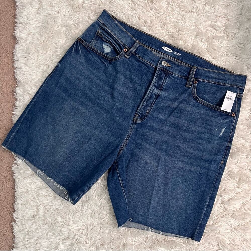 NWT Old Navy Sky Hi Extra High Rise Denim Jean Short Size 18